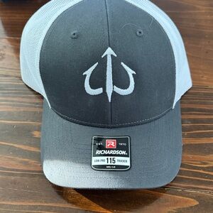 Richardson Gray and White Trucker Hat